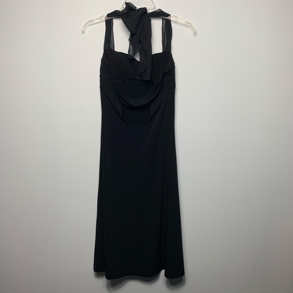 Slinky Black Dress - Picture 3 of 7